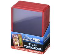 Ultra Pro 81159 Lot de 25 chargeurs à Bordure Rouge 7,6 x 10,2 cm