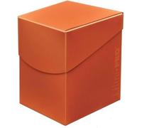 Ultra Pro Eclipse Pro 100+ Deck Box Mixte, Orange Citrouille, 10cm x 7.5cm x 8cm