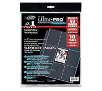 Ultra Pro 9-Pocket 11-Hole Platinum Page (10 pages pack)