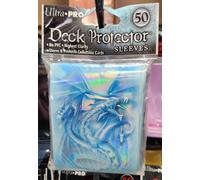 Ultra PRO Bleu Clair Monté Dragon Pont Protecteur Manches (Taille Standard) 50ct