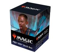 Ultra Pro - Boîte de jeu de 100 pieds Teferi Akosa de Zhalfir pour MTG, Store & Protect cartes de jeu, cartes à collectionner précieuses, couvercle autobloquant, stocker 100 cartes à double manches