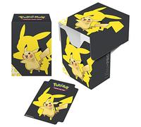 Ultra PRO - Boîte de stockage Pokémon Full View Pikachu - Protection de cartes à collectionner et jeu - 2.95 x 3.94 x 2.17 inches