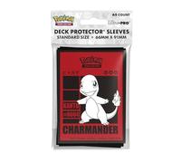 Ultra PRO - Charmander 65 ct Deck Protector Pochettes pour Pokémon | Cadeau de collectionneur, accessoires de jeu, pochettes prêtes pour les tournois, équipement de fan Pokémon, protection de cartes à