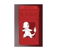 Ultra Pro - Boîte de rangement TCG Charmander M2 pour Pokémon - Similicuir, 75 cartes