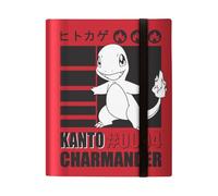Ultra PRO - Charmander Pro Binder 9 poches pour Pokémon | Classeur de cartes Pokémon Charmander PRO Binder 9 poches à collectionner avec sangle élastique portefeuille à chargement latéral 360 cartes à