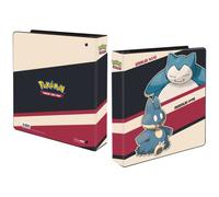 Ultra PRO Classeur pour album Pokémon Ronflex & Munchlax de 5,1 cm - Classeur à 3 anneaux parfait pour protéger les grandes collections de cartes à collectionner, cartes à collectionner et cartes de
