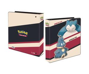Ultra PRO Classeur pour album Pokémon Ronflex & Munchlax de 5,1 cm - Classeur à 3 anneaux parfait pour protéger les grandes collections de cartes à collectionner, cartes à collectionner et cartes de
