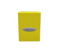 Ultra Pro - Deck Box Cube En Satin - Jaune Citron
