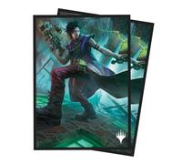 Ultra PRO - MTG Duskmourn Lot de 100 pochettes de protection pour cartes Commander Winter, Opportuniste cynique, taille standard avec technologie ChromaFushion durable, finition mate, pochettes pour