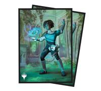 Ultra Pro - Duskmourn Lot de 100 pochettes de protection pour MTG - Illustration de Zimone, mystère Unraveler