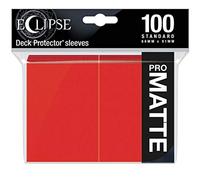 Ultra Pro Pochettes E-15616 Eclipse – Lot de 100 Standard Mates Rouge Pomme