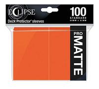 Ultra Pro - Eclipse Lot de 100 Pochettes Mates Standard - Orange Citrouille