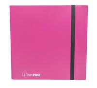 Ultra PRO - Eclipse Pro Classeur 12 poches rose vif pour 480 cartes de taille standard, protège les cartes à collectionner, les cartes de jeu et les cartes de sport dans les pochettes de protection