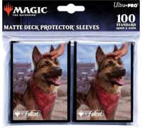 Ultra PRO - Fallout Deck Protector® 100ct Pochettes - Dogmeat, Ever Loyal - For Magic : The Gathering, lot exclusif de protection pour cartes à collectionner