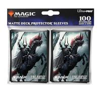 Ultra PRO - Final Fantasy x Universes Beyond Summon Primal Odin 100ct Deck | 100 pochettes de taille standard avec finition mate, illustration exclusive et protection durable en polypropylène pour