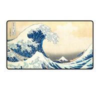 Ultra Pro: Fine Art : The Great Wave Off Kanagawa : Tapis de jeu cousu noir