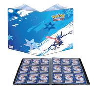 Ultra PRO - Greninja Portefeuille 9 poches pour Pokémon, organisateur de cartes de jeu à collectionner et accessoires de rangement à faible friction, sans PVC, sans acide, solution de reliure de