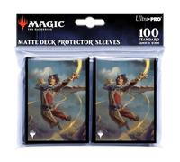 Ultra Pro - Lot de 100 pochettes de protection standard MTG Wilds of Eldraine Kellan, The FAE-Blooded (Adventure Frame) pour protéger les cartes MTG contre les éraflures et les rayures, stockez en