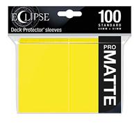 Ultra Pro Lot de 100 Pochettes Mates Eclipse Standard Jaune Citron