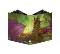 Ultra PRO - Magic : The Gathering Commander Masters 9 poches PRO-Binder Ft. La couverture d'art Ur-Dragon - Peut contenir 360 cartes de taille standard en toute sécurité et en toute sécurité, protège