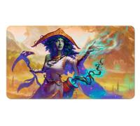 Ultra Pro - Commander Series #2 : Allied - Tapis de jeu cousu Sythis pour Magic : The Gathering, tapis de jeu personnalisé pour surface de jeu