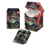 Ultra Pro - Outlaws of Thunder Junction 100+ Deck Box® Ft. Tinybones for Magic: The Gathering, TCG accessoire de jeu à collectionner, support de cartes de protection
