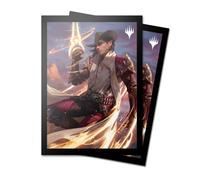 Ultra PRO - Magic : The Gathering Outlaws of Thunder Junction 100ct ChromaFuion Pochettes pour cartes de taille standard FT. Kellan, protégez et stockez vos cartes de jeu, cartes MTG, pochettes de