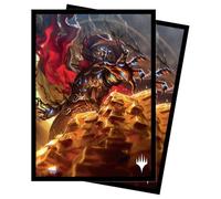 Ultra PRO - Magic : The Gathering Outlaws of Thunder Junction 100ct ChromaFuion Pochettes pour cartes de taille standard Ft. Gonti, protégez et stockez vos cartes de jeu, cartes MTG, pochettes de