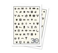 Ultra PRO - Pochettes APEX® Deck Protector® 30e anniversaire 105 ct pour Magic : The Gathering, dimensionnées pour s'adapter aux cartes de taille standard, manches MTG Commander Deck dans de nouvelles