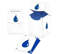 Ultra Pro Mana 8 100+ Deck Box - Island, Boite Rangement pour Magic: The Gathering, stocke et peut contenir 100 cartes de taille standard, boîte de protection durable pour jeu de collection