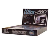 Ultra Pro - Page platine 2 poches avec poches de 12,7 x 17,8 cm