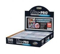 Ultra Pro - Paquet de 100 feuilles de classeur - Secure Platinum