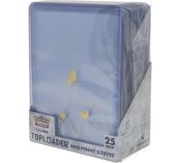 Ultra Pro - Pikachu Toploader et Penny Sleeves Combo Pack pour le jeu de cartes à collectionner Pokémon (lot de 25)