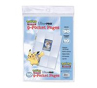 Pokémon Feuilles de classeur Ultra Pro – Paquet 10 feuilles, 9 pochettes, cap. 180 cartes
