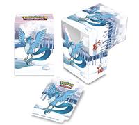 Ultra PRO - Pokémon Gallery Series Frosted Forest Full View Deck - Boîte de protection de cartes pouvant contenir 75 cartes de taille standard, double manchon, comprend un séparateur de jeu assorti, p