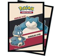 Ultra Pro Pokémon - Pochettes pour cartes Snorlax & Munchlax Protector Sleeves