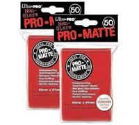 Ultra Pro - Protèges Cartes - Sleeves Ultra-Pro Standard Par 50 Rouge Matte