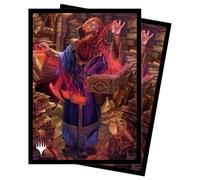 Ultra PRO - Protège-cartes MTG Commander Masters 100 ct de taille standard - Illustration Commodore Guff, finition mate avec technologie ChromaFusion, Protect Magic : The Gathering Cards, cartes de