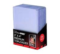 Ultra Pro Protège-cartes Toploader Premium Super Clair 3" x 4" - 25 unités