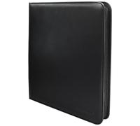 Ultra PRO - Relieur PRO-Binder à 12 poches à fermeture éclair (noir) - Protégez et rangez vos cartes de jeu, cartes de sport ou cartes à collectionner, rangez et protégez jusqu'à 480 cartes