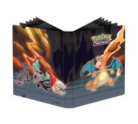 Ultra PRO - Série Galeries : Collecteur Pro 9 poches pour Pokémon ft. Charizard, Salazzle, Torkoal et Alolan Marowak, Protège et stocke des cartes Pokémon, cartes à collectionner
