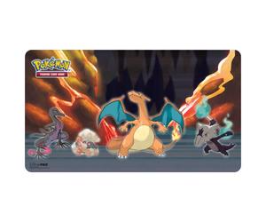 Ultra Pro - Série Gallery : Tapis de Jeu Summet brûlant pour Pokémon - Protège Les Cartes Pendant Le Jeu Contre Les éraflures et Les Rayures, Parfait comme Tapis de Souris surdimensionné pour PC pour