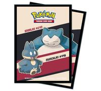 Ultra Pro Snorlax & Munchlax Lot de 65 protège-cartes pour Pokémon - Protégez vos cartes avec la technologie ChromaFusion et soyez toujours prêt pour la bataille contre vos amis et ennemis