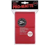 ULTRA PRO - Standard Deck Protector PRO-Matte Red '100 Sleeves' : Trading Card , ML