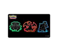 Ultra Pro Tapis de jeu Foil Pokémon Neon Kanto – Florizarre, Dracaufeu et Tortank (Précommande)