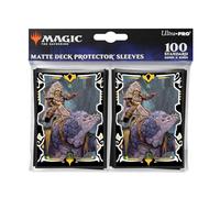 Ultra PRO - Tarkir Dragonstorm Lot de 100 pochettes de protection Abzan Commander pour Magic : The Gathering