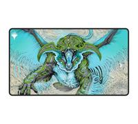 Ultra PRO - Tarkir Dragonstorm Ureni, The Song Unending Tapis de jeu noir cousu pour Magic : The Gathering | Tapis de table de jeu, accessoire de jeu de cartes, tapis de jeu JCC