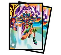 Ultra Pro - The Lost Caverns of Ixalan Deck Protector® 100ct Poets Huatli, Poet of Unity for Magic : The Gathering, Protège les cartes MTG contre les éraflures et les rayures, protège-cartes de taille