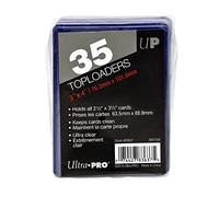 ULTRA PRO Toploaders Lot de 35 protecteurs de cartes ultra transparents 7,6 x 10,2 cm pour cartes de 6,3 x 8,9 cm