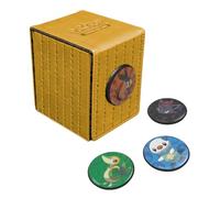 Ultra Pro Unova Boîte de rangement à clic avec alcôve - Peut contenir plus de 100 cartes à double manche - Compatible avec Pokemon 151 - Idéal pour MTG Commander, Pokemon Packs